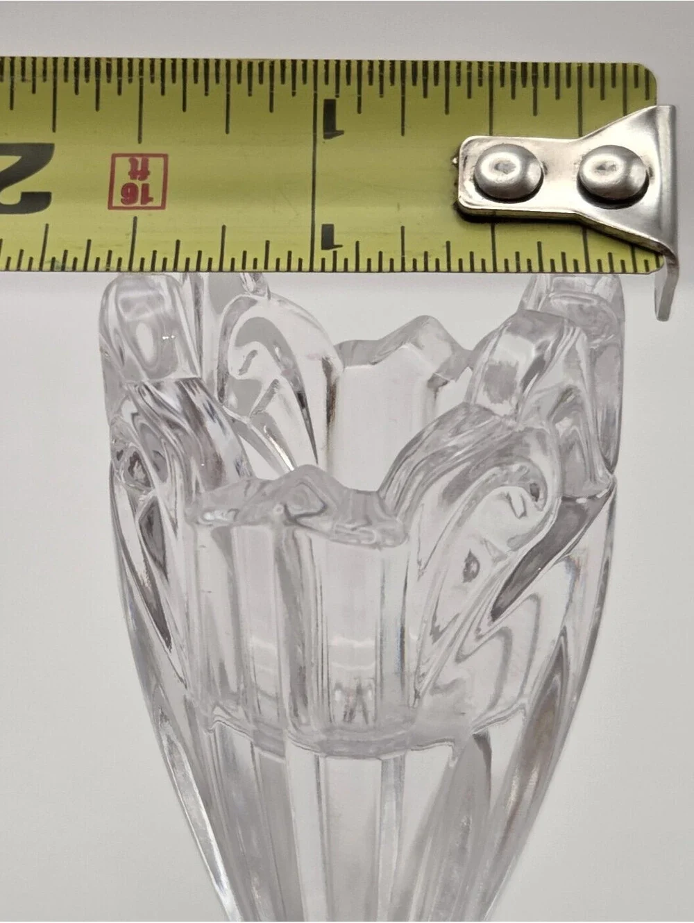 Oneida Crystal Console Candlesticks Augustina 3.5